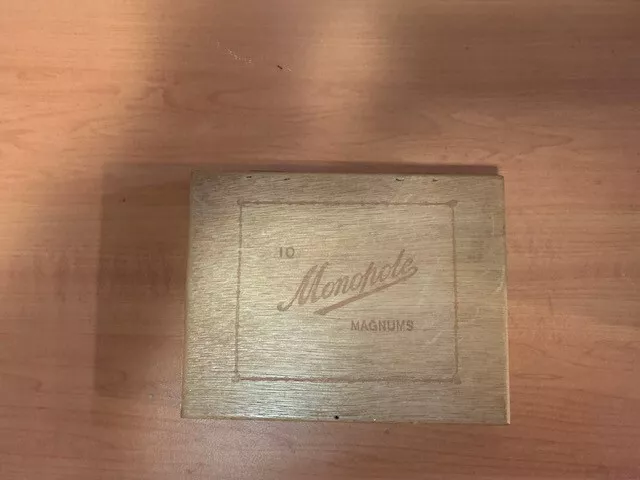 10 Monopole Magnums Wooden Cigar Box