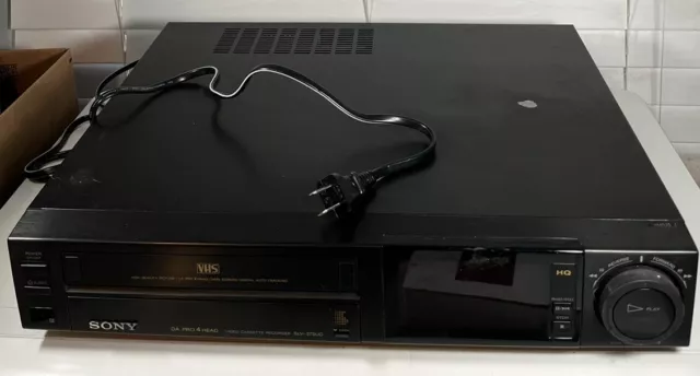 SONY VHS SLV-252 PAL HQ Reproductor y grabador de vídeo VHS