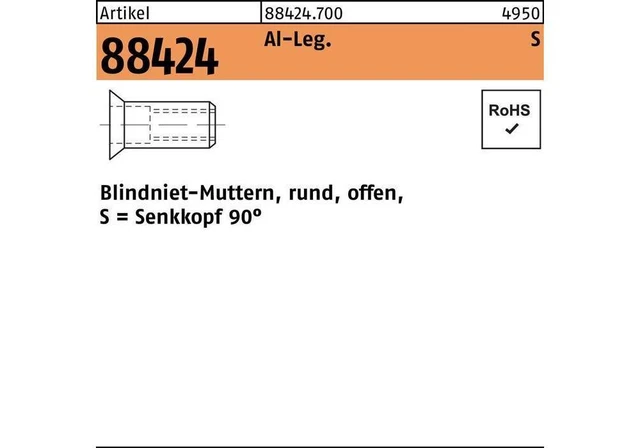 Rivetto Cieco - RIVELIT - A Testa Bombata / In Acciaio / In Alluminio