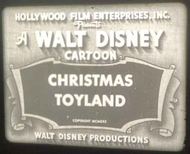 DISNEY CHRISTMAS TOYLAND (1931) 16mm Animated Film Short $75.00 - PicClick
