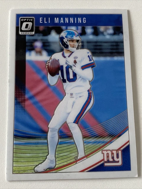 PANINI DONRUSS OPTIC NFL 2018 CARD #71 ELI MANNING QB 10 New York Giants