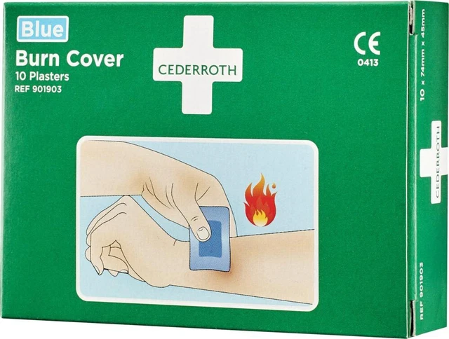 Cederroth Brandpflaster 10Stck. lebensmitteltauglich