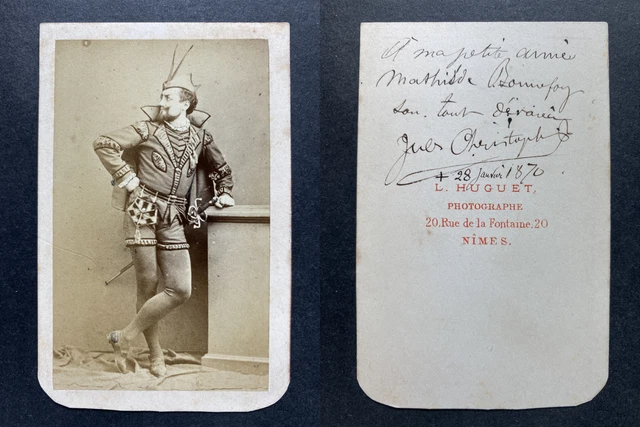 Carte De Visite Photographique (CDV) Vintage Kardaetz Berlin - Tirage Albuminé Circa 1868
