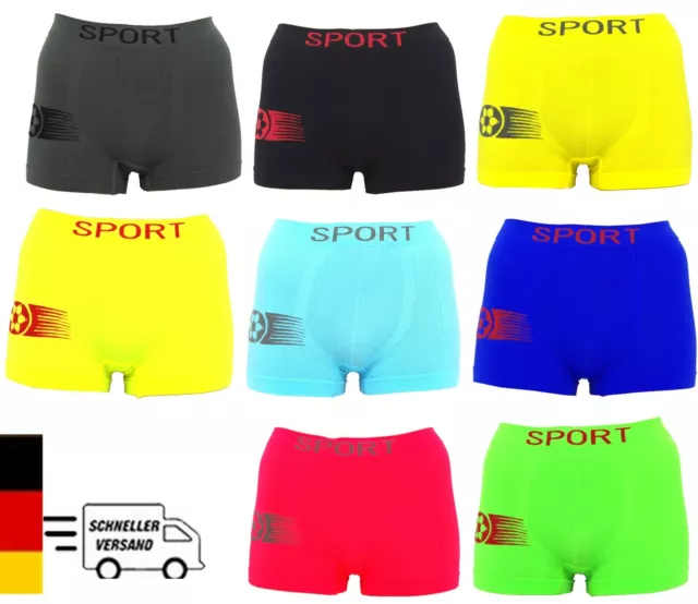 Boxershorts Jungs Unterhosen Kinder Unterwäsche Jungen Slips Fußball 6-24 Set 2