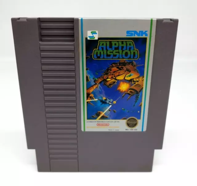 Alpha Mission Nintendo NES-AM-USA-Cartridge