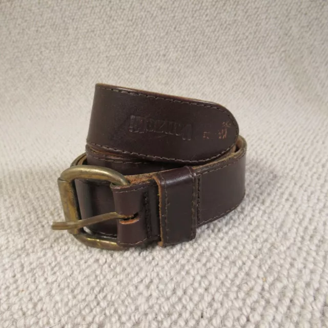 Vanzetti Leather Belt 38 95 Brown Solid Italy Vintage 5276