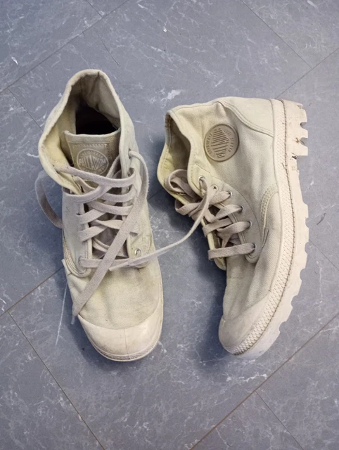 PALLADIUM CAMEL/BEIGE ANKLE Boots Size Uk 9 Eur 43 £8.99 - PicClick UK