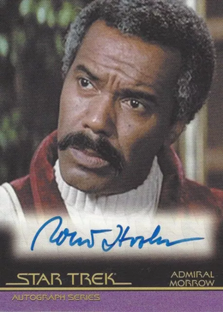 Star Trek Movies Heroes & Villains H&V - AUTOGRAPH A117 ROBERT HOOKS