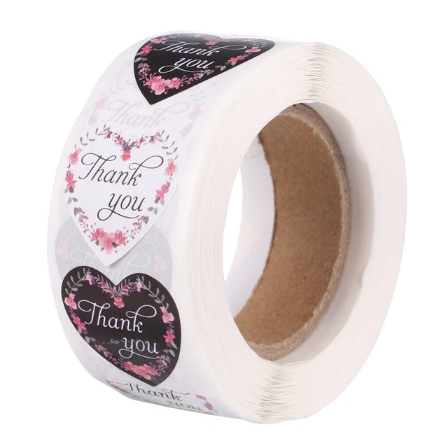 1 rolle von Backen Verpackung Label Danke Washi Band Label Aufkleber Danke