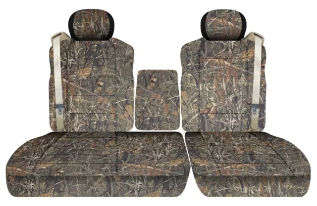 Front set seat covers fits FORD F150 TRUCK 2001-2003 40/60 LOW BACK W/ CONSOLE