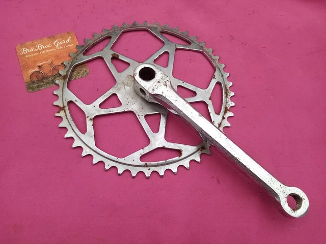 Ancien Pedalier velo course TENDIL 46D 1940 - 1950 - Équipements vélos Ancien Pedalier velo course TENDIL 46D 1940 - 1950 - Équipements vélos