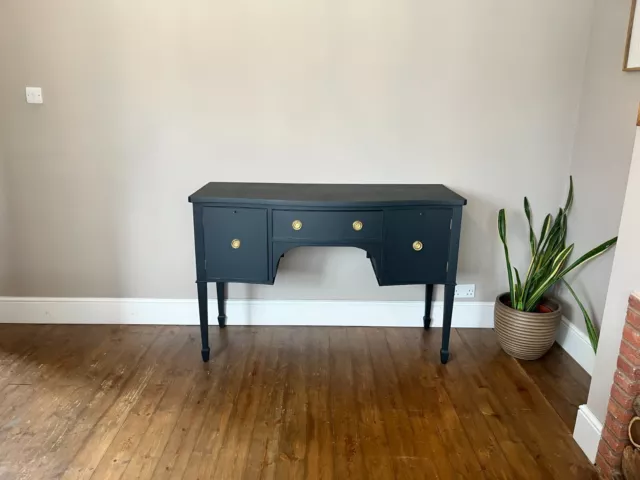 Georgian Mahogany Bow Front Sideboard - Lovingly Upcycled