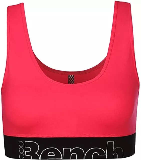 Bench Sport Women's Bustier, Bralette, Sports Bra, Sport Bra Top, Bright Pink S