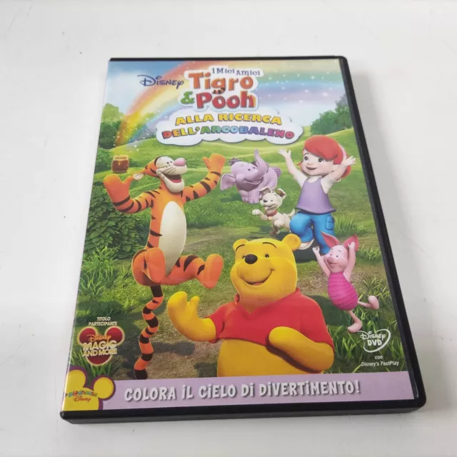 I MIEI AMICI TIGRO E POOH Alla ricerca dell'arcobaleno - Disney DVD ORIGINALE