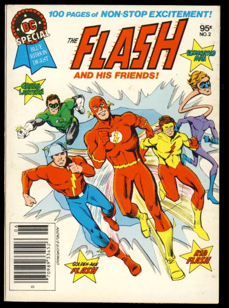 John Broome / DC Special Blue Ribbon Digest No 2 Flash and His Friends 1st