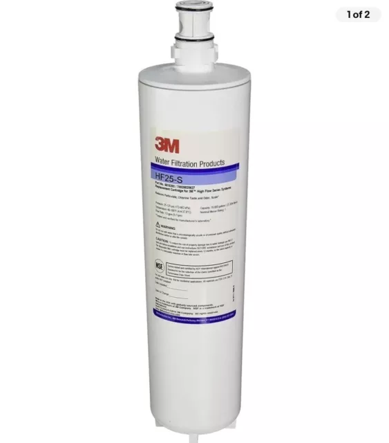 3M HF25-S High Flow Replacement Water Filter Cartridge 5615203, New