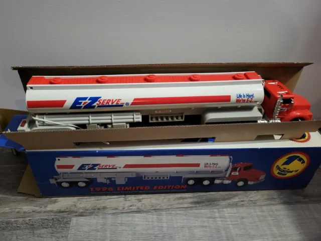 EZ Serve Toy Tanker Truck 1996 Limited Edition Opened box
