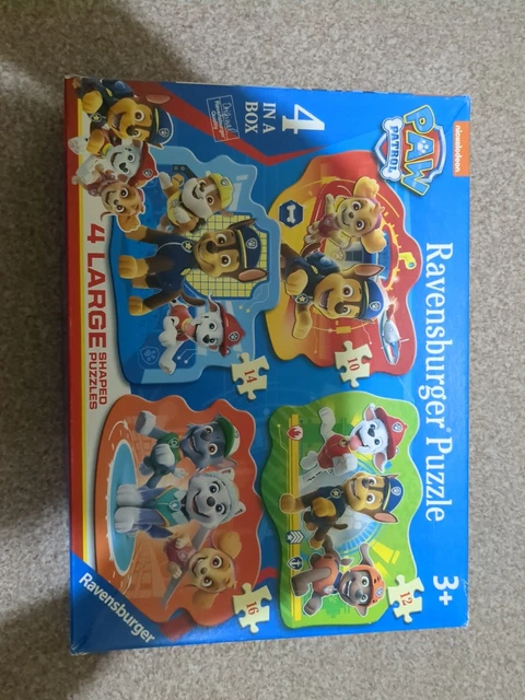 RAVENSBURGER PAW PATROL 4 in Box (12, 16, 20, 24 Pieces) Jigsaw Puzzles ...
