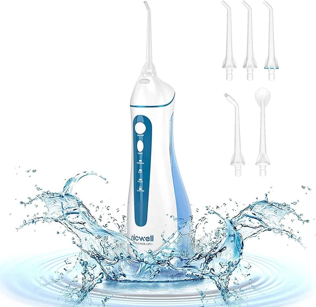 Idropulsore Dentale Portatile, Irrigatore Orale Professionale 4 Modalità E 5 Uge