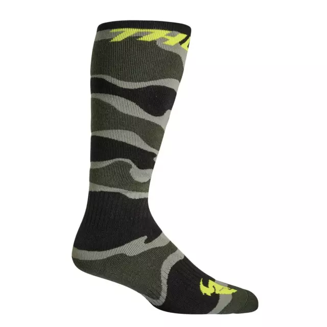 Thor Socken MX Camo/Grün/Weiß