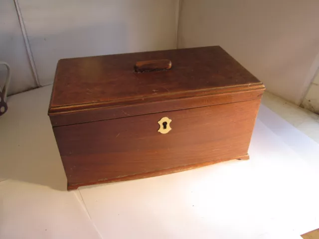 walnut jewellery box c1920s/