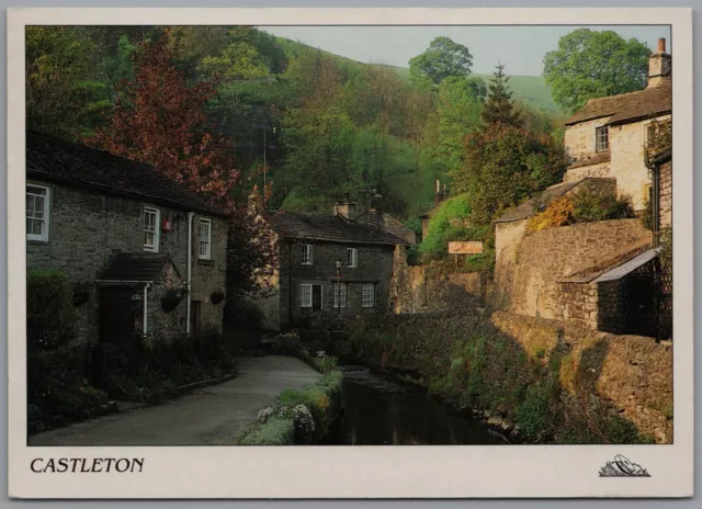 Peak Cavern Walk Castleton Derbyshire England Postcard posted