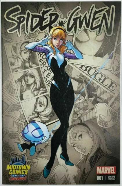 Spider-Gwen #1  J Scott Campbell Encore Edition Midtown Variant