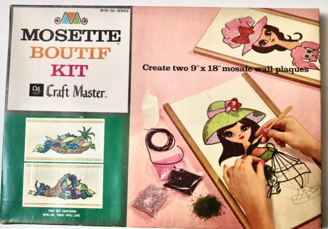 Craft Master Mosette Boutif Kit Fruit Still Life vintage