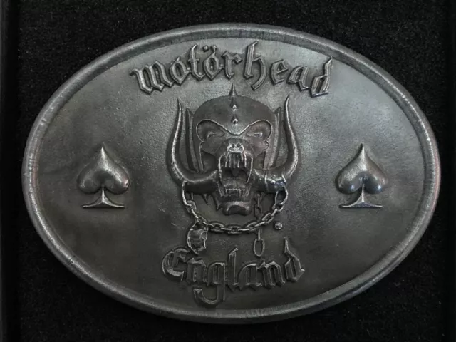 Vintage  Motorhead England Belt Buckle (not Pin Badge Patch) Official 2001