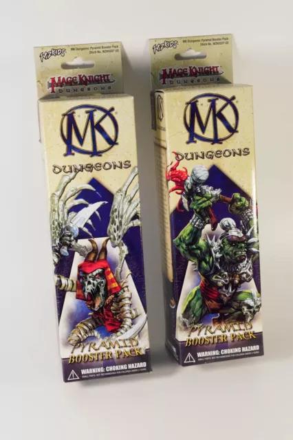 WizKids Mage Knight 2x Dungeons Pyramide Booster Packs **NEU**