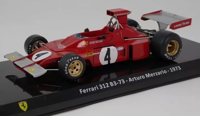 Miniature IXO 1/24 - Ferrari 312 T3 1978 #1 - Pilote Gilles Villeneuve (Neuf)
