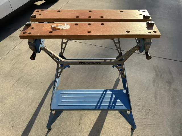 Sold at Auction: VINTAGE BLACK & DECKER WORKMATE 79-001 PORTABLE WORK TABLE  FOLDING BENCH WITH VISE