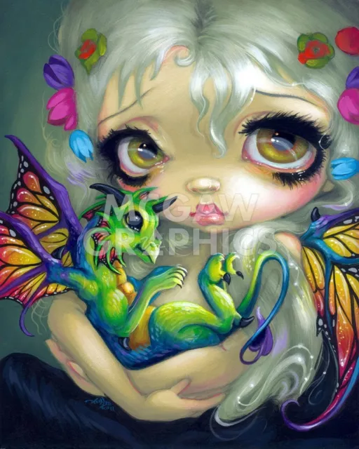 Darling Dragonling IV by Jasmine Becket-Griffith Art Print Gothic Poster Fantasy