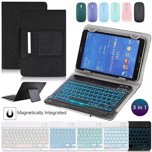 Backlit Keyboard Case Cover Mouse For Xiaomi Pad 5 6 Pro/Redmi Pad SE 11" Tablet
