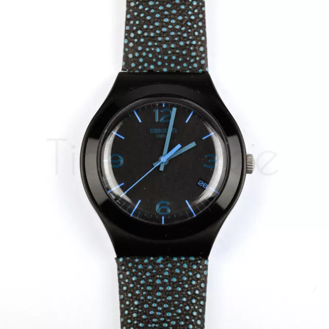 SWATCH Nouveau IRONY Big 2011 - YGB4006 - Bleu Gouttes - Neuf