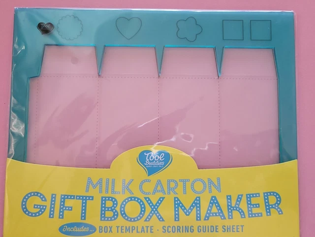 MILK CARTON GIFT Box Template & Scoring Guide Sheet DIY Craft £7.10 ...