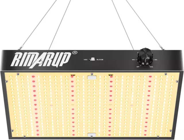 2000W LED Grow Light with UV IR LED Plant Light 0-10V Dimmable Daisy Chain Desig