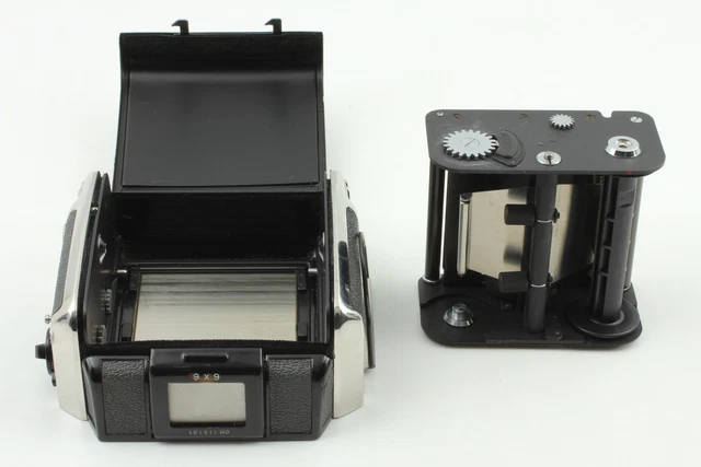 [Near MINT W/ Box] Zenza Bronica Film Back Magazine Holder S2 6x6 From JAPAN 3