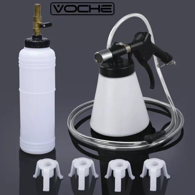 Voche® Car Van Brake & Clutch Fluid Bleeding Kit Pneumatic Air Vacuum Bleeder