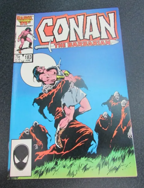 Comic Book Marvel Comics Conan The Barbarian 183 June 1986