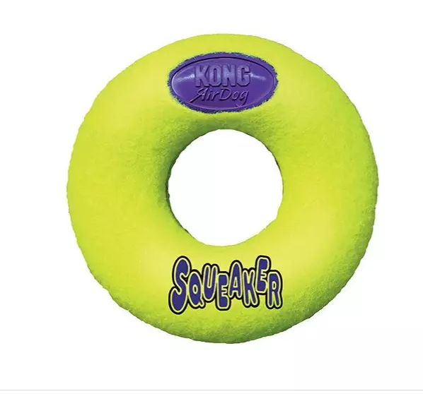 Giochi Per Cani - Kong Air Squeaker Donut Medium Gioco Sonoro