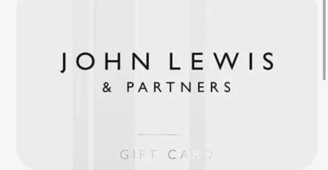 John Lewis £60 E Gift Card