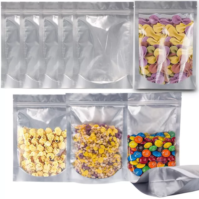 1 Gallon Smell Proof Bags with Clear Window Resealable Mylar Bag LeakProof 10x14