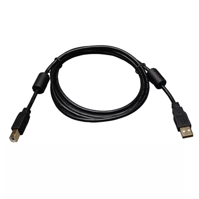 Tripp Lite 6FT USB2.0 Hi-Speed USB-A Male to USBB Male Cable with Ferrite Chokes