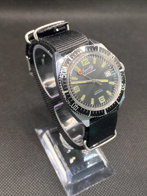 Montre Bracelet Berloc N2313 Mécanique Plongée - Comme Neuve, Fonctionne Parfaitement