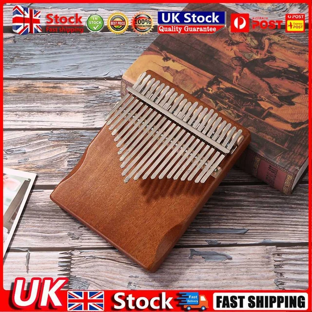 21 Key Kalimba Musical Instrument Mahogany Wood Thumb Finger Piano (Retro) H1