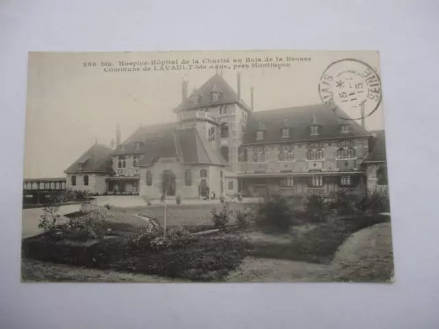 Cpa Allier 03 Lavault Ste Anne Pres Montlucon Hospice Hospital De La Charite