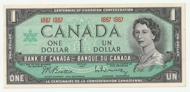 CANADA 1 Dollar 1967 UNC, P-84a