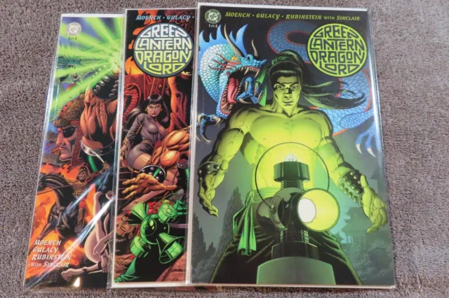 2001 DC Comics GREEN LANTERN: Dragon Lord #1-3 Complete TPB Set - NM/MT