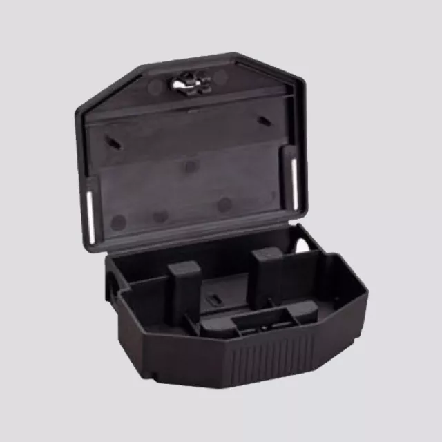 Aegis Black Single Mouse Station Reusable Indoor Outdoor by Lipha-Tech